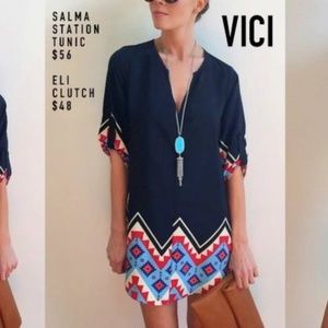 Salma Colorful Tunic by VICI